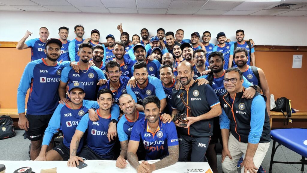 "Who Are We?" Asks Shikhar Dhawan In Post WI Series Win Celebration. "Champions," Replies Team India - Watch